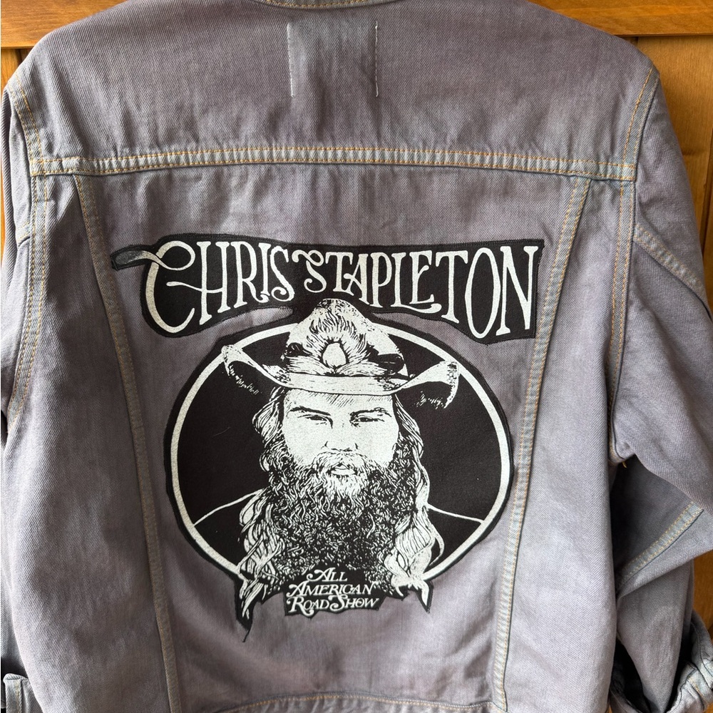 Chris Stapleton Gray Denim Jacket - image 1